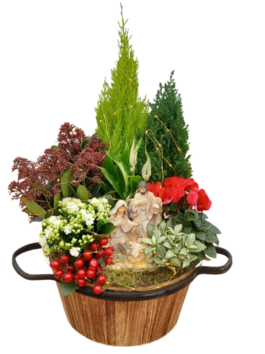 Centro de navidad  decorado